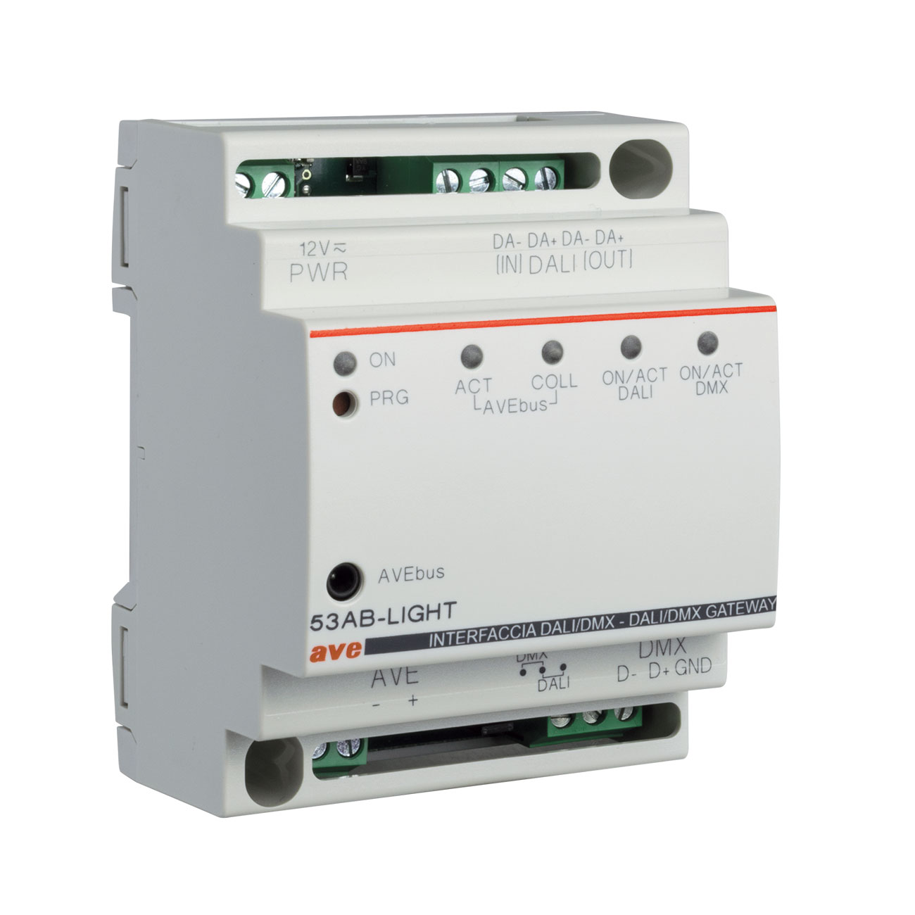 INTERFACCIA AVEBUS - DALI 4 DIN